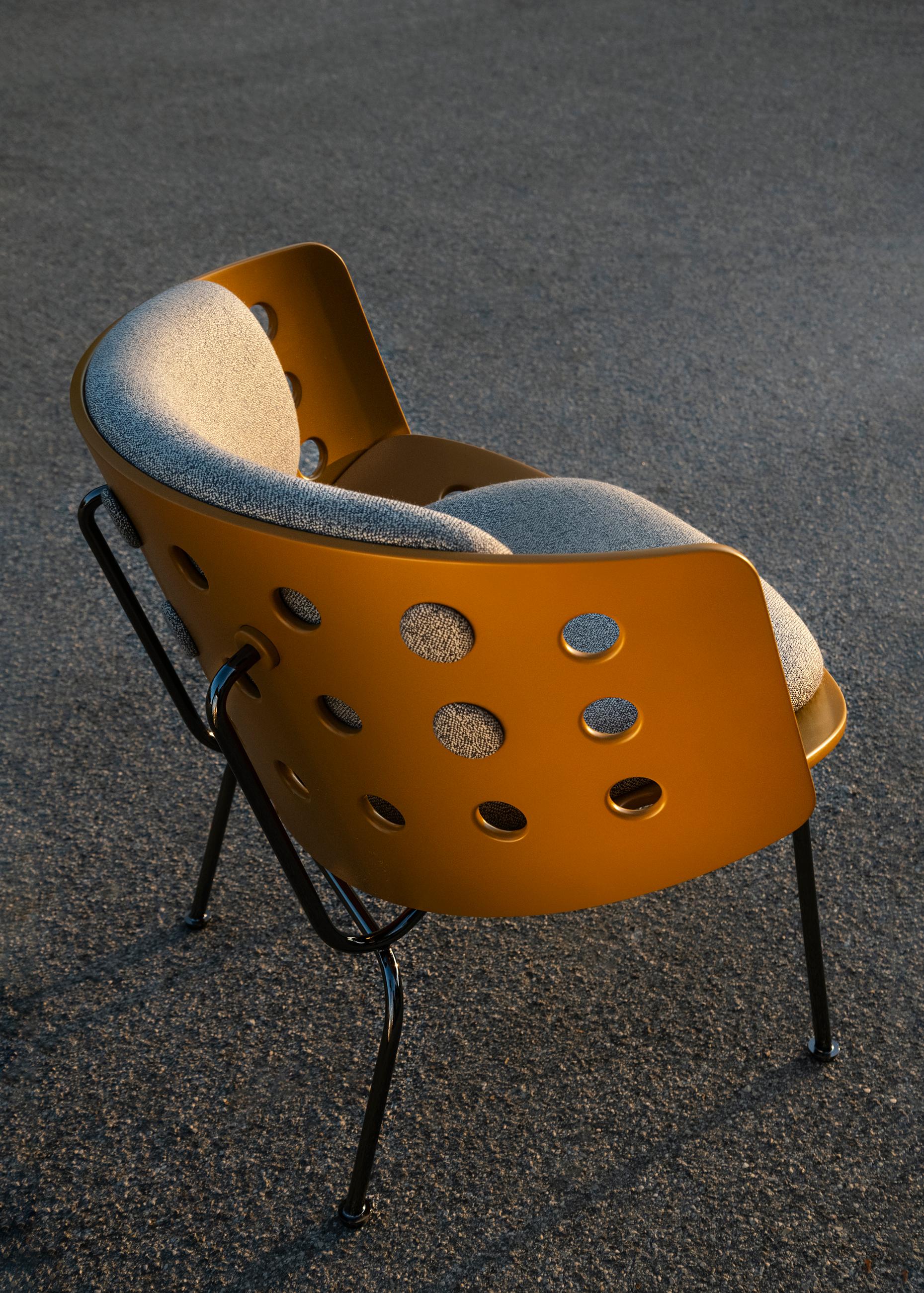 Customizable La Manufacture-Paris Melitea Outdoor Chair by Luca Nichetto For Sale 2