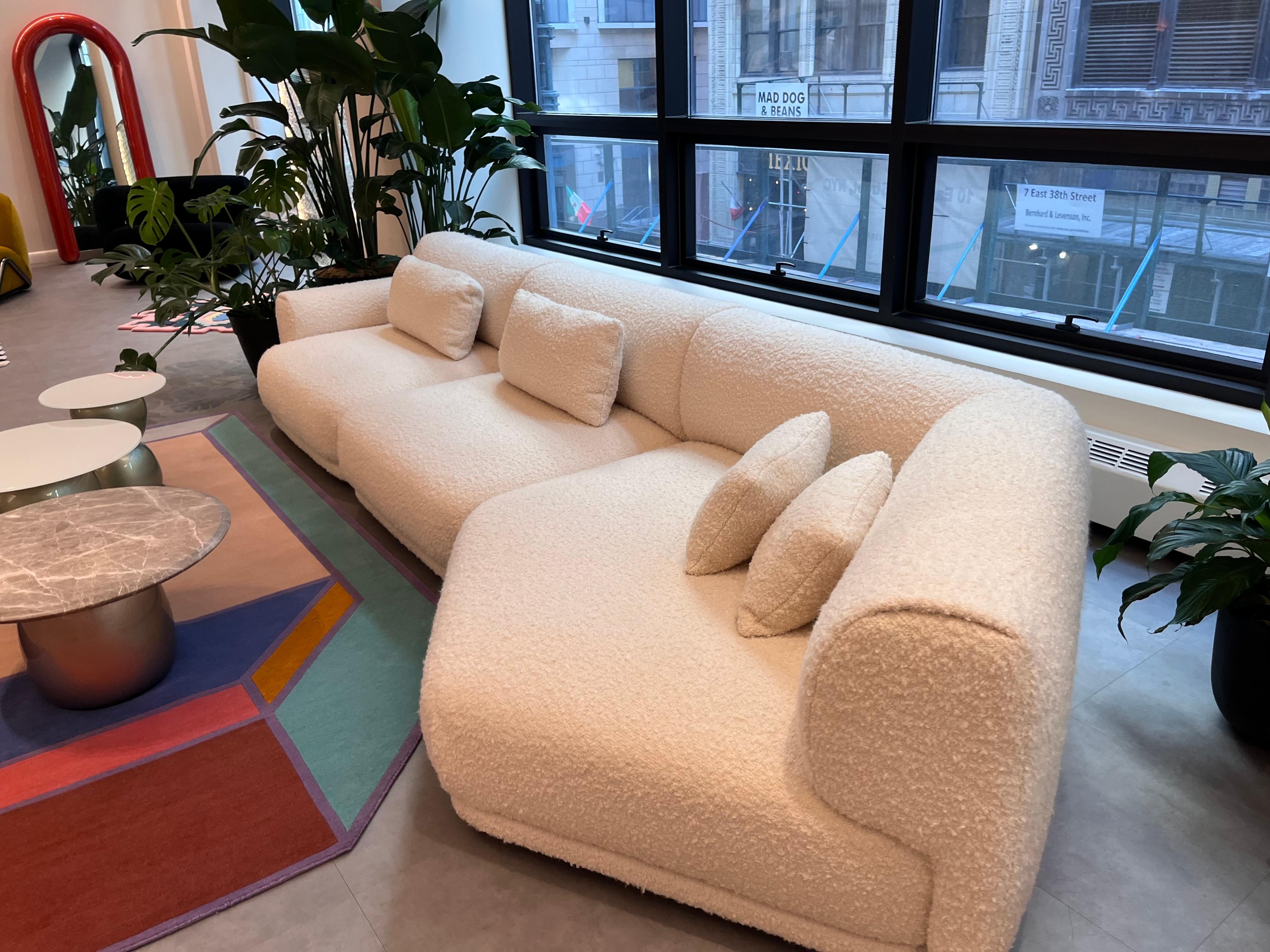 Fabric La Manufacture-Paris Moos Sectional Sofa by Sebastian Herkner in Stock For Sale