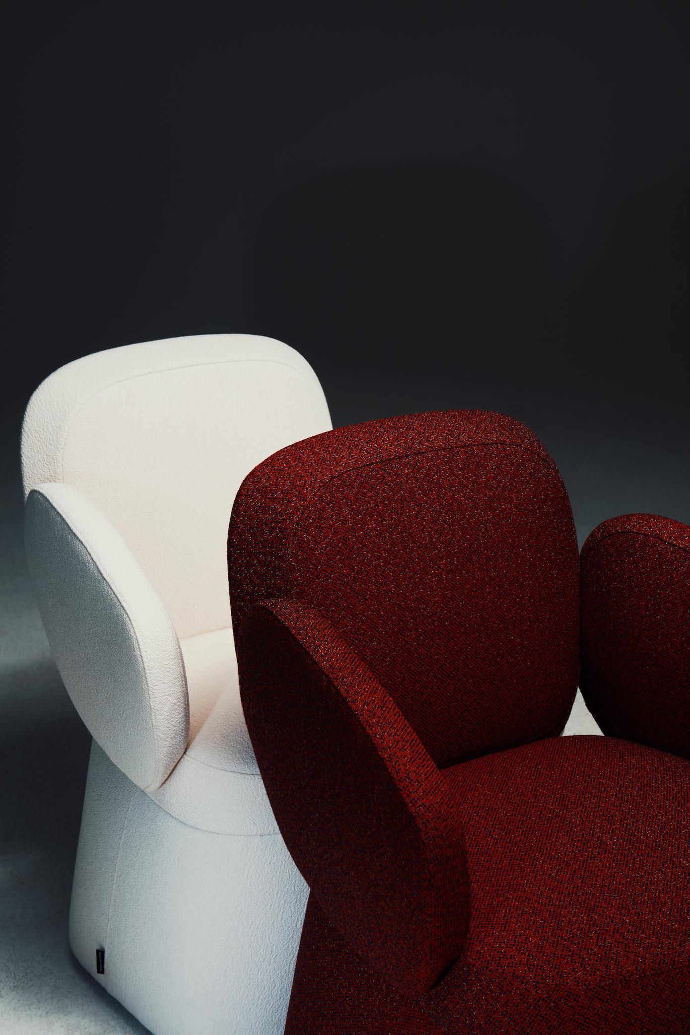 Italian Customizable La Manufacture-Paris Sassi Armchair Design by Atelier Oï For Sale