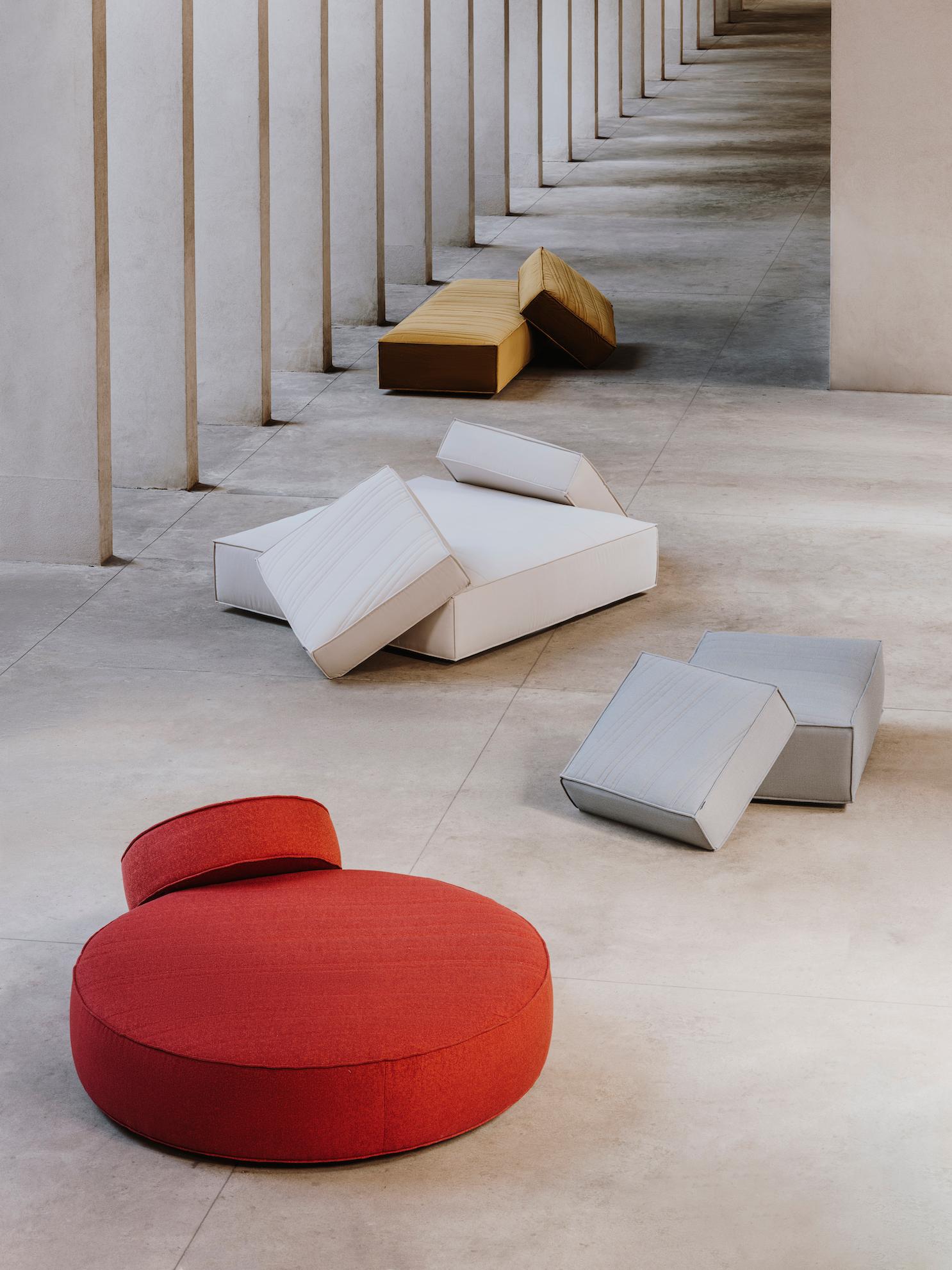 Textile Customizable La Manufacture-Paris Stack Sofa Designed by Nendo For Sale