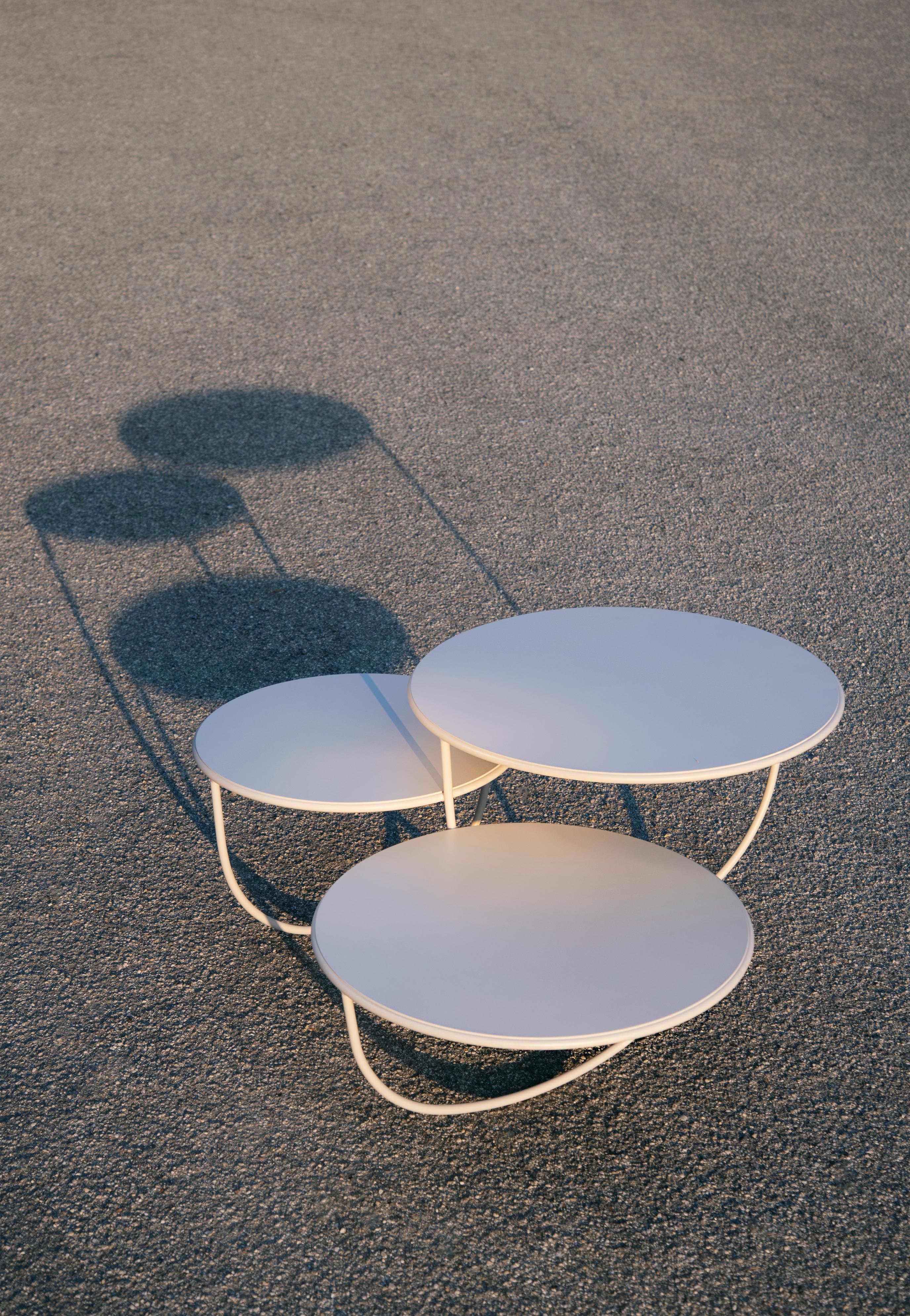 La Manufacture-Paris Trio Table Designed by Nendo For Sale 4