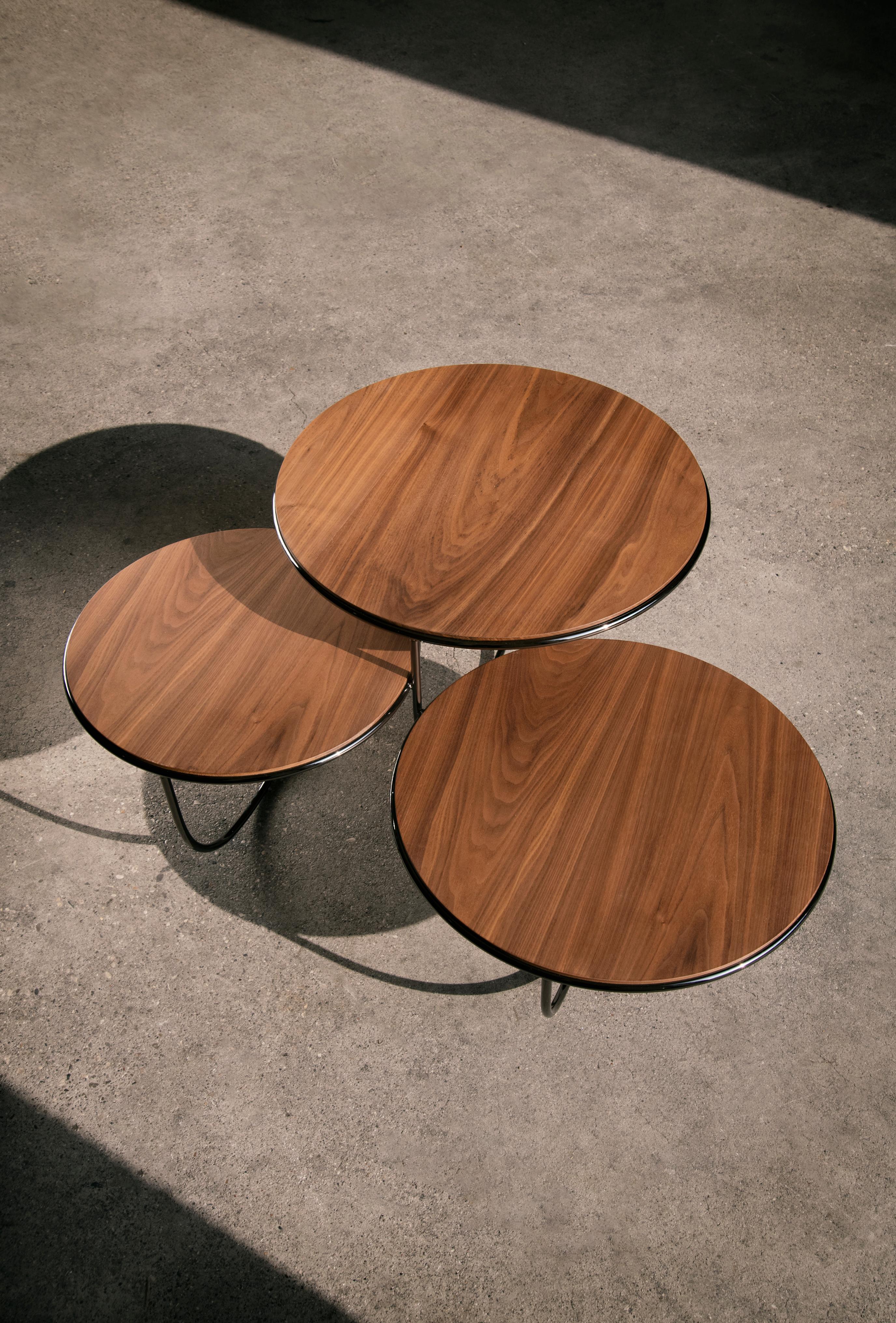 Italian La Manufacture-Paris Trio Table Designed by Nendo For Sale
