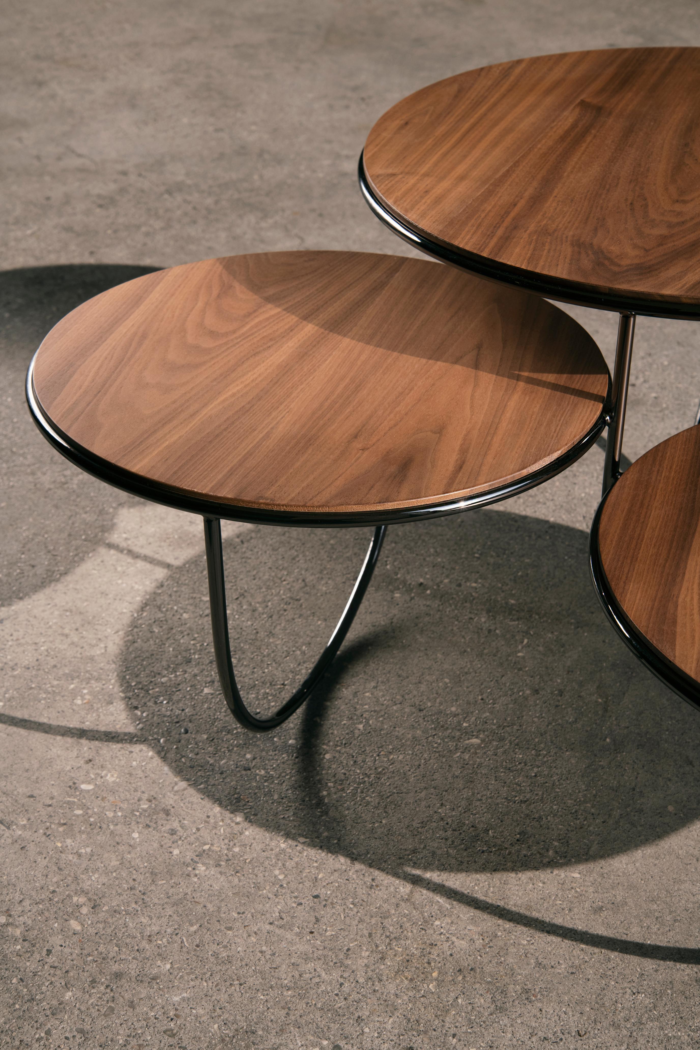 La Manufacture-Paris Trio Table Designed by Nendo In New Condition For Sale In New York, NY
