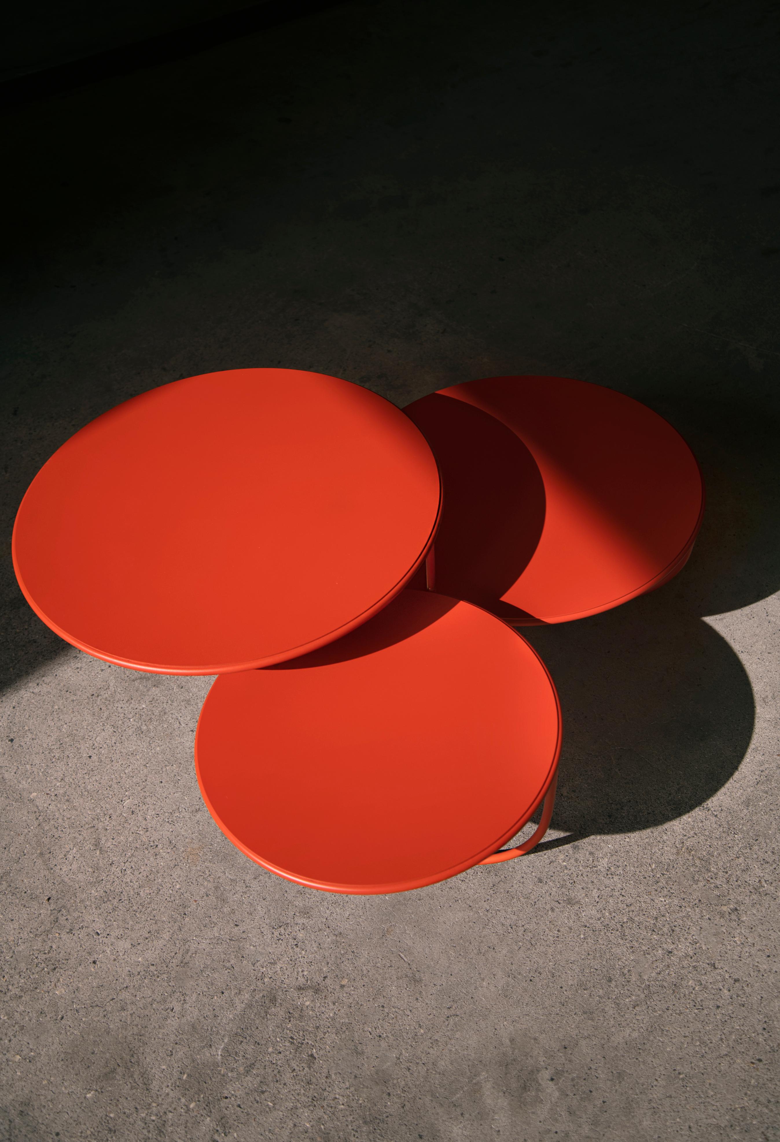 La Manufacture-Paris Trio Table Designed by Nendo For Sale 3