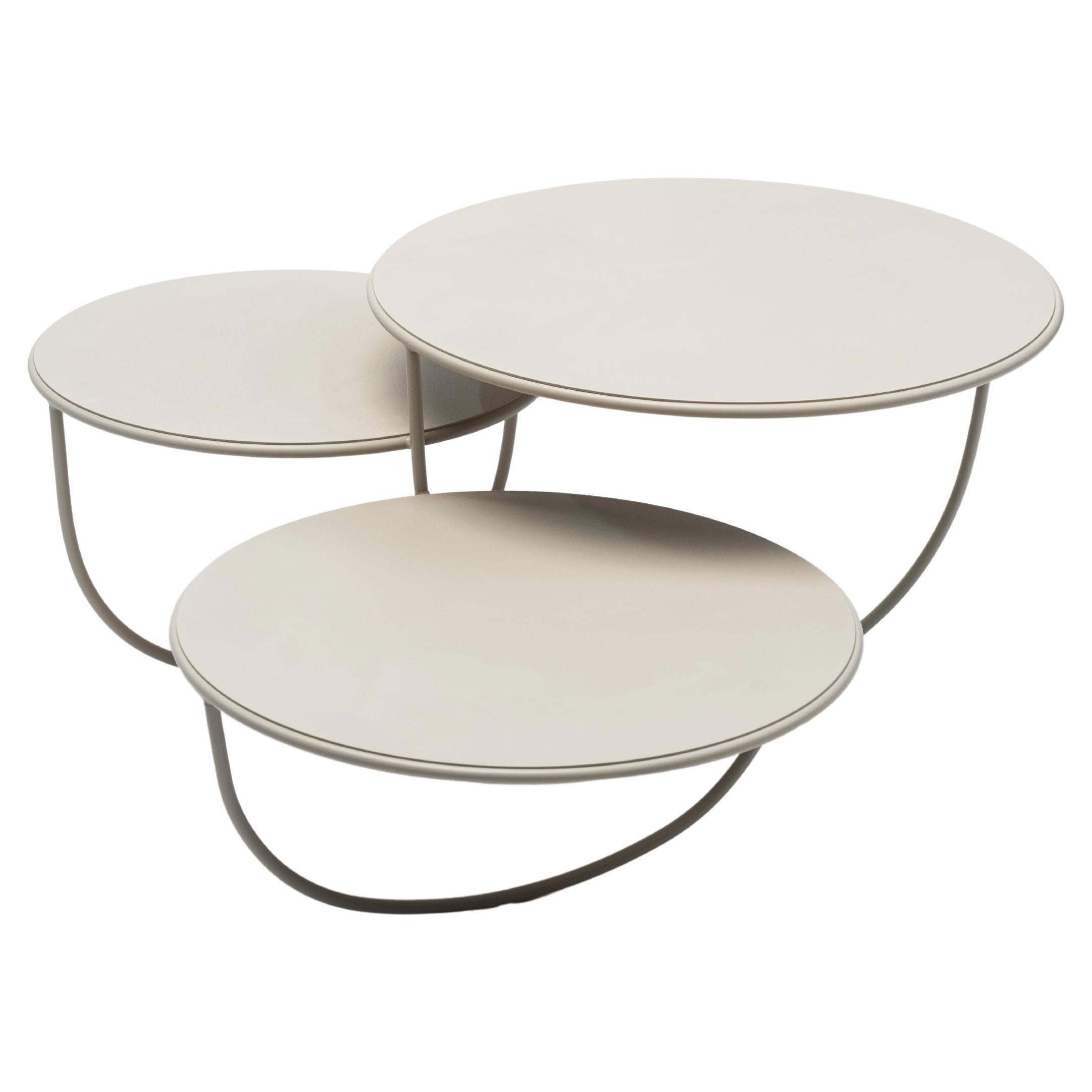 La Manufacture-Paris Trio Table Designed by Nendo For Sale