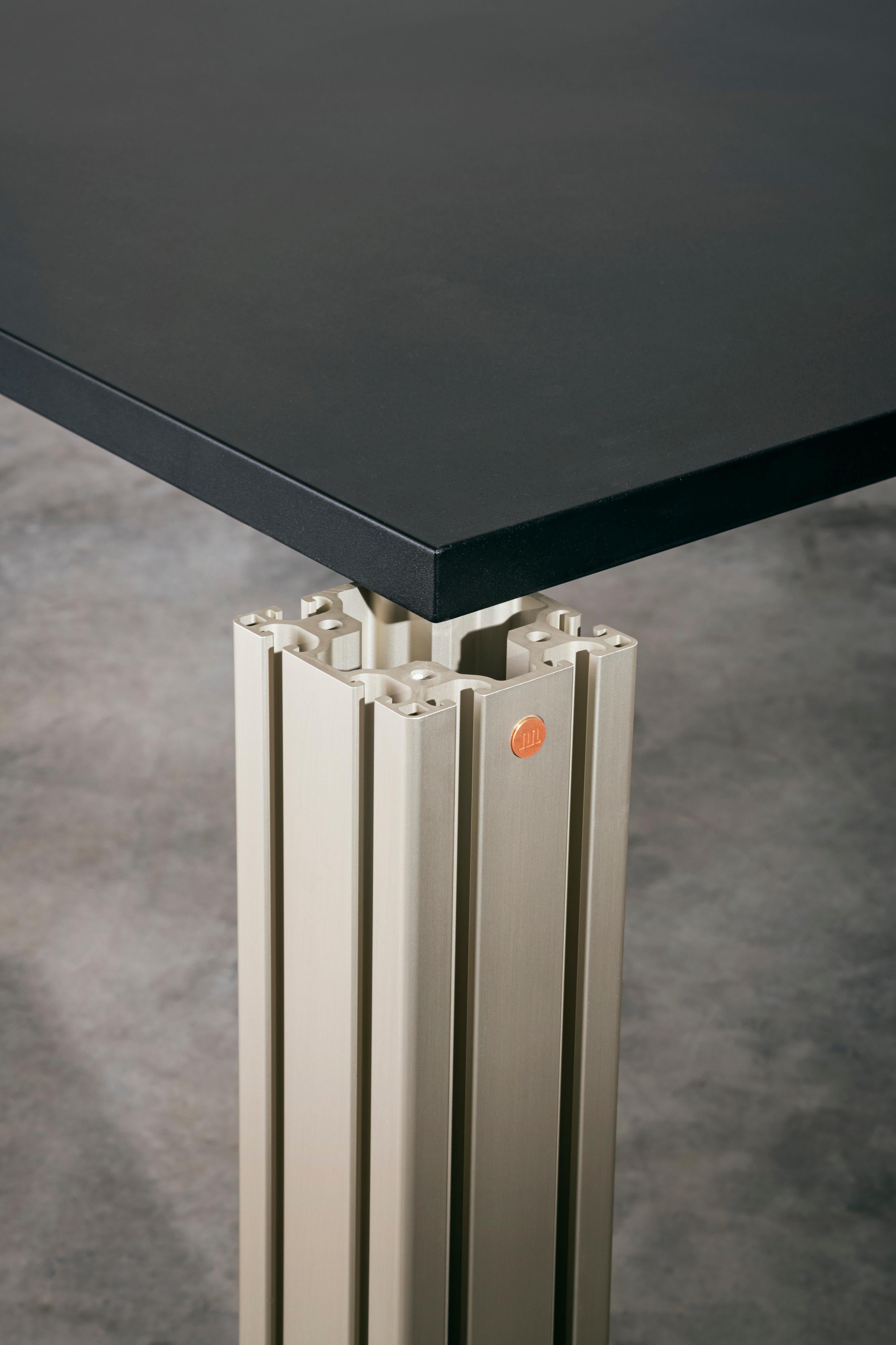 La Manufacture-Paris Work Extruded Table Design by Ben Gorham For Sale 3