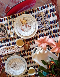 La Menagerie d'Hiver Dessert Plates - Set of 4