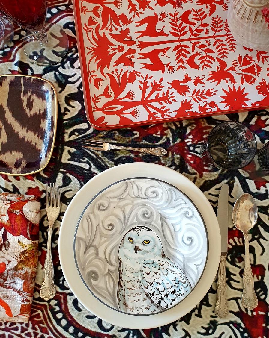 Platos de Cena La Menagerie d'Hiver - Lote de 4 en Nuevo estado para la venta en ROCCAVIVARA CB, IT