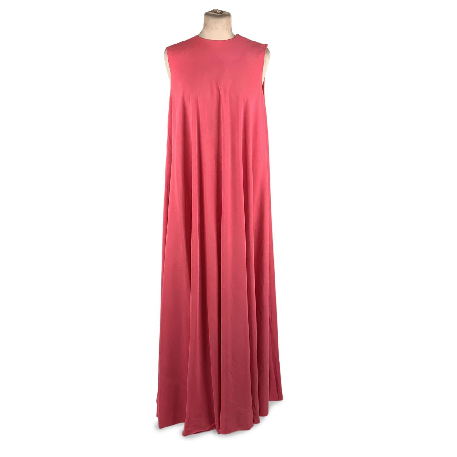 La Mendola Vintage Pink Kaftan Sleeveless Gown Evening Dress Size 46 2