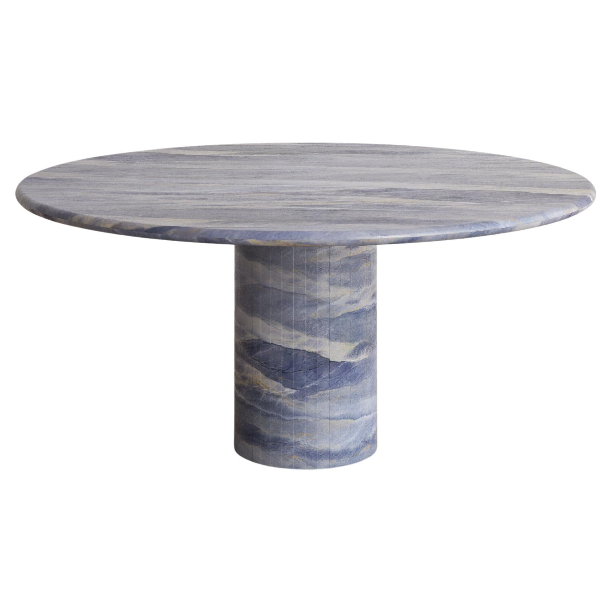 La Mer Quartzite Voyage Dining Table i by the Essentialist For Sale