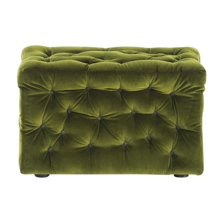 La Michetta Arm 73 Velvet Armrest Sofa in Musk by Gaetano Pesce