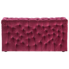 La Michetta Back 144 Velvet Backrest Sofa in Blush by Gaetano Pesce