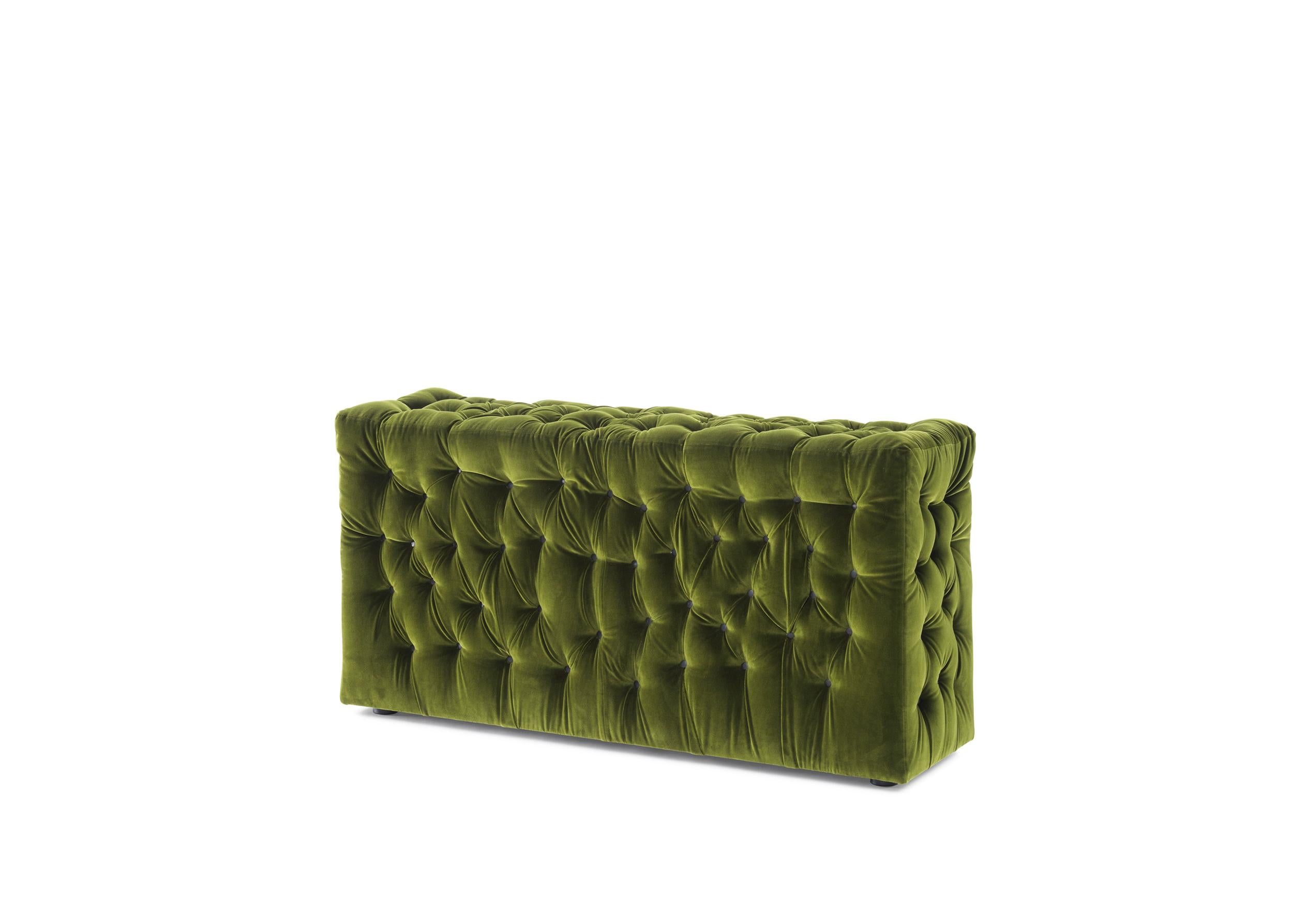La Michetta Rückenlehne 144 Samt-Sofa in Musk von Gaetano Pesce (Italienisch) im Angebot