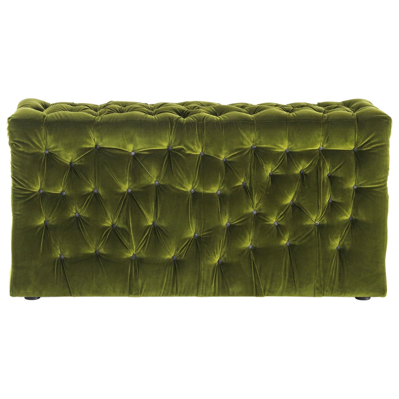 La Michetta Back 144 Velvet Backrest Sofa in Musk by Gaetano Pesce