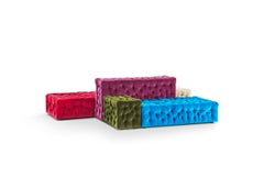 Divano La Michetta Composition 5 in velluto di Gaetano Pesce