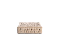 La Michetta Velvet Pouf 115 in Hazelnut by Gaetano Pesce