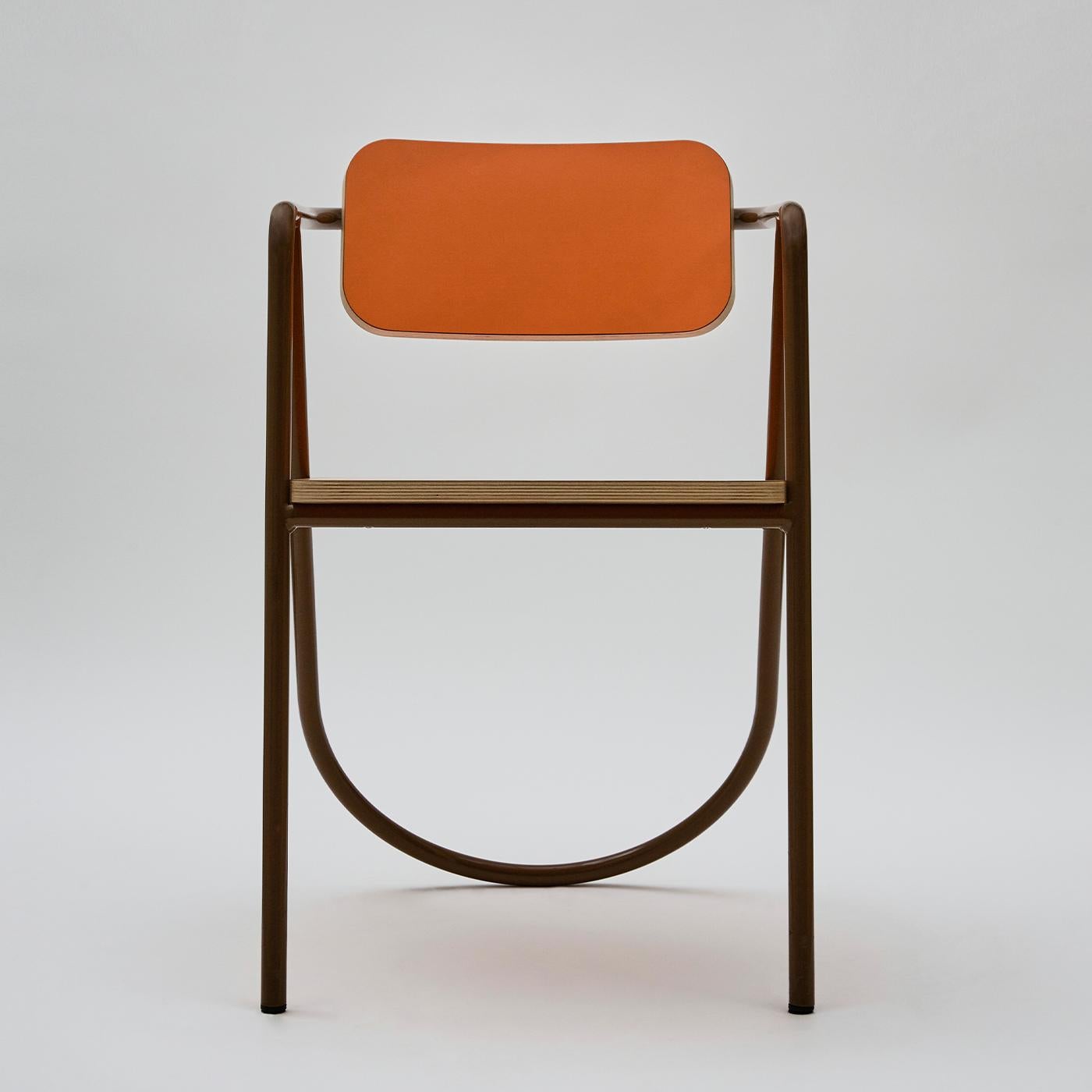 Contemporary La Misciù Brown Chair