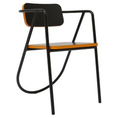 La Misciù Chair, Black & Orange