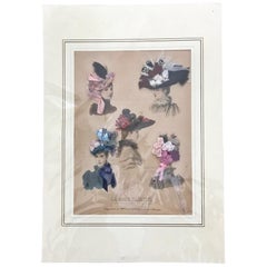 La Mode Illustrée, French Fashion Sheet, circa 1886