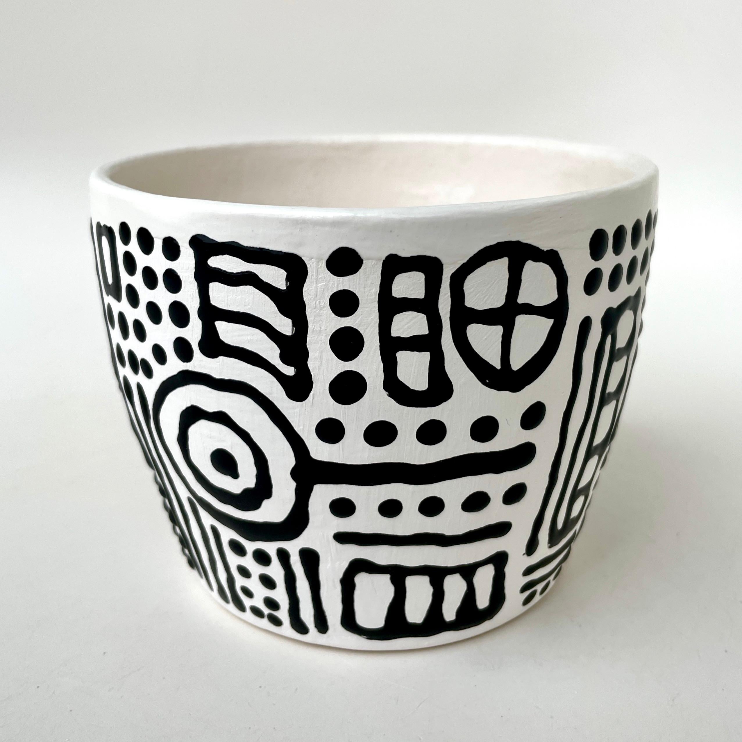 Contemporary La Mola Tumbler, Handmade and Food Safe, by Artist Stef Duffy For Sale
