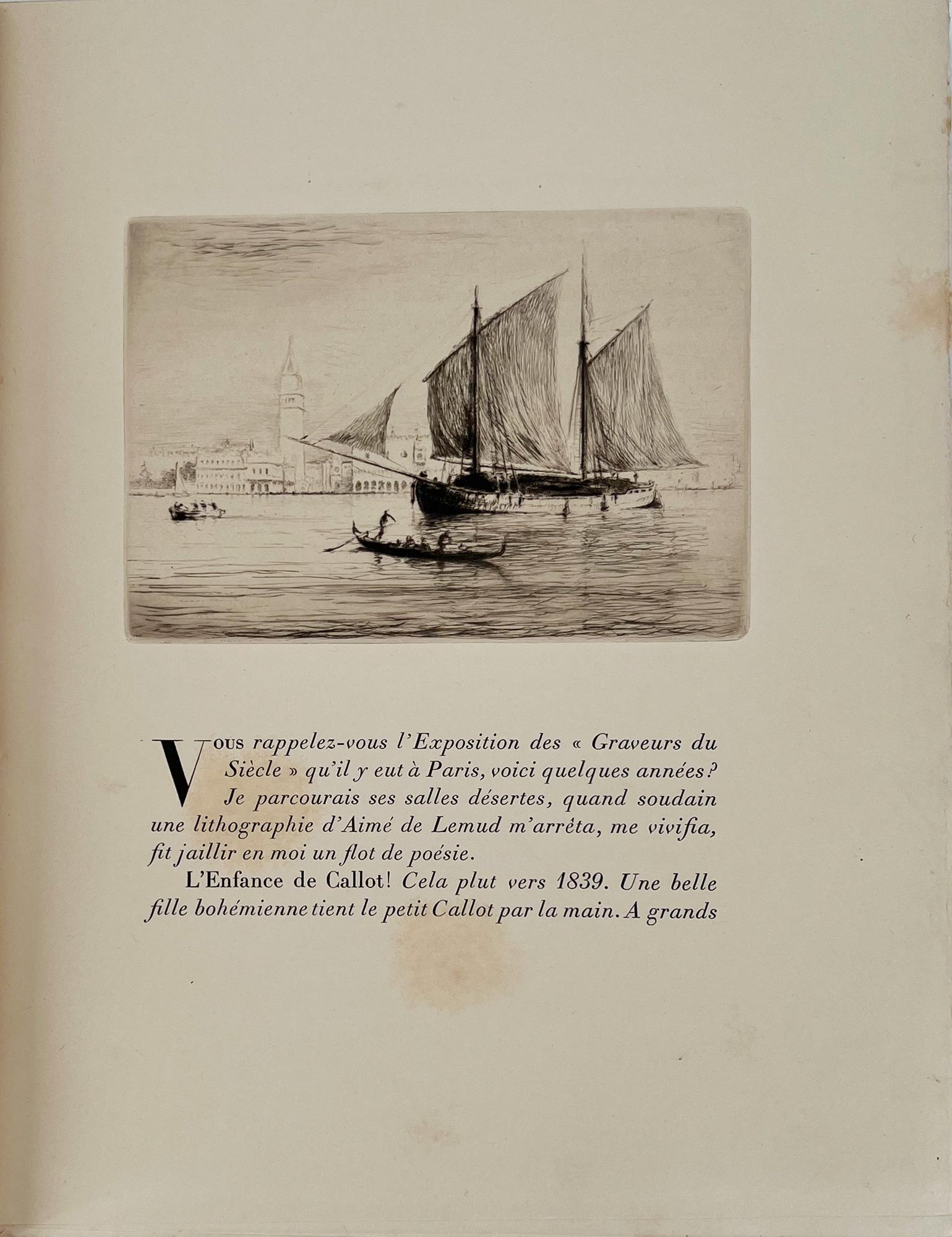 La Mort de Venise; Illustrated by Edgar Chahine, SUPER DELUXE Edition For Sale 6