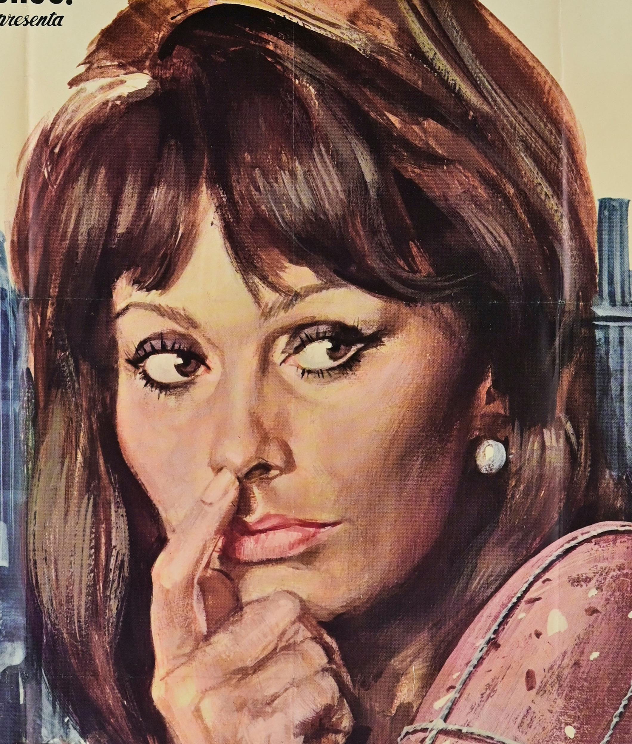 Italian 2-Foglio (39 × 55 in.), Warner Bros. Distribution.
Réalisé par Mario Monicelli, produit par Carlo Ponti. Avec Sophia Loren, Gigi Proietti, William Devane et Susan Sarandon.
Œuvre d'art peinte représentant Sophia Loren tenant une saucisse de