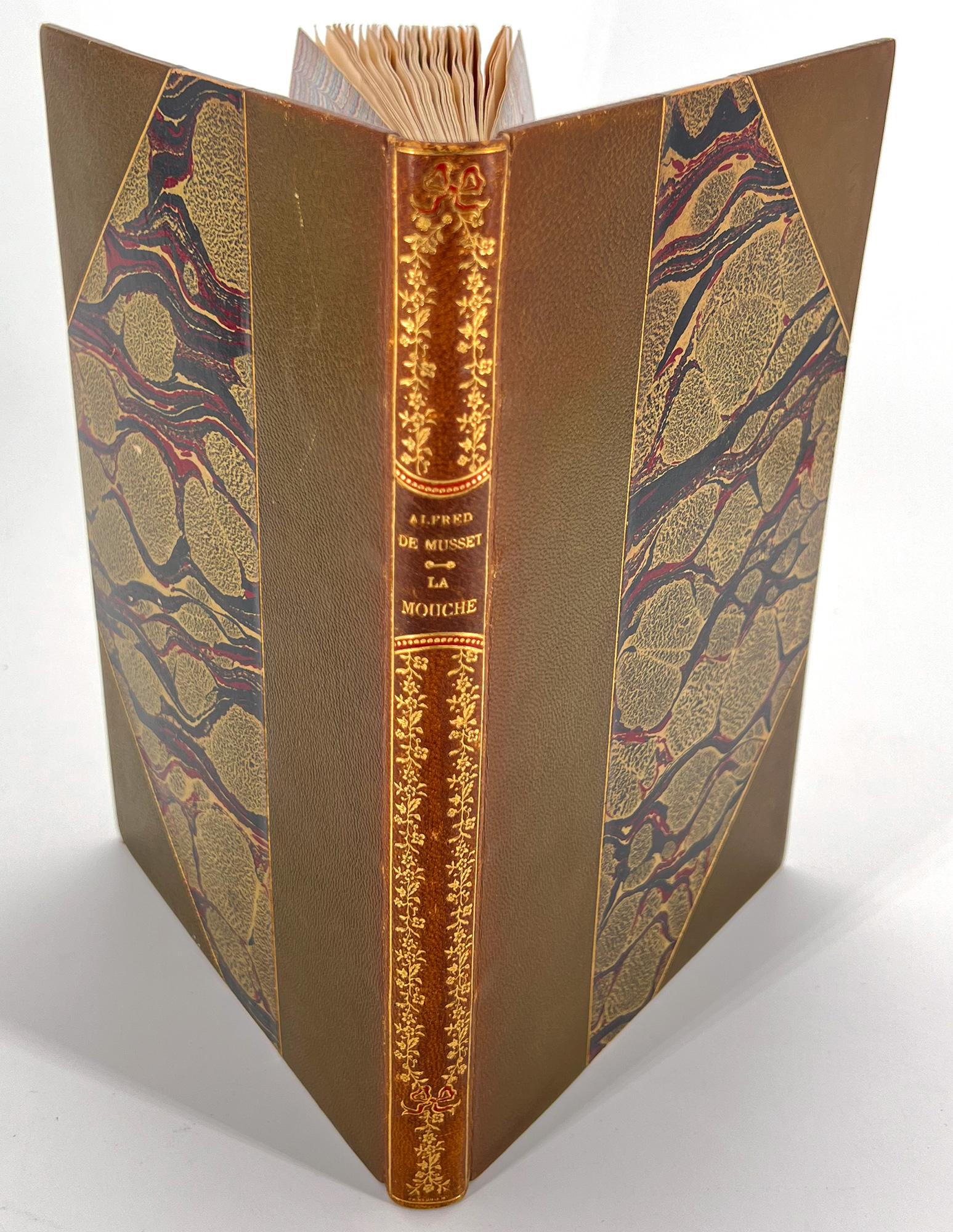 La Mouche by Alfred de Musset – Illustrations by Adolphe Lalauze For Sale 3