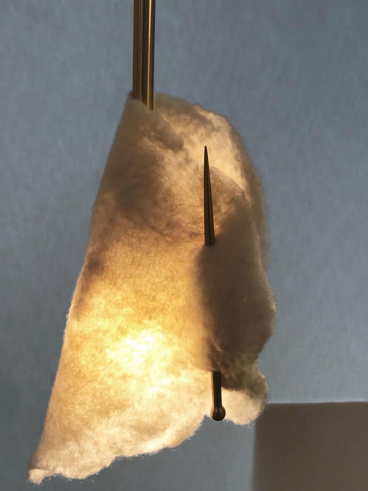 Polished Lâ-mpada Envelope P size - Brazilian contemporary pendant lamp