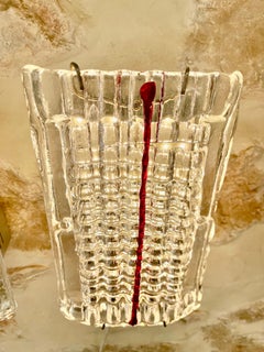 La Murina Paire d'appliques en verre de Murano , Italie 1990