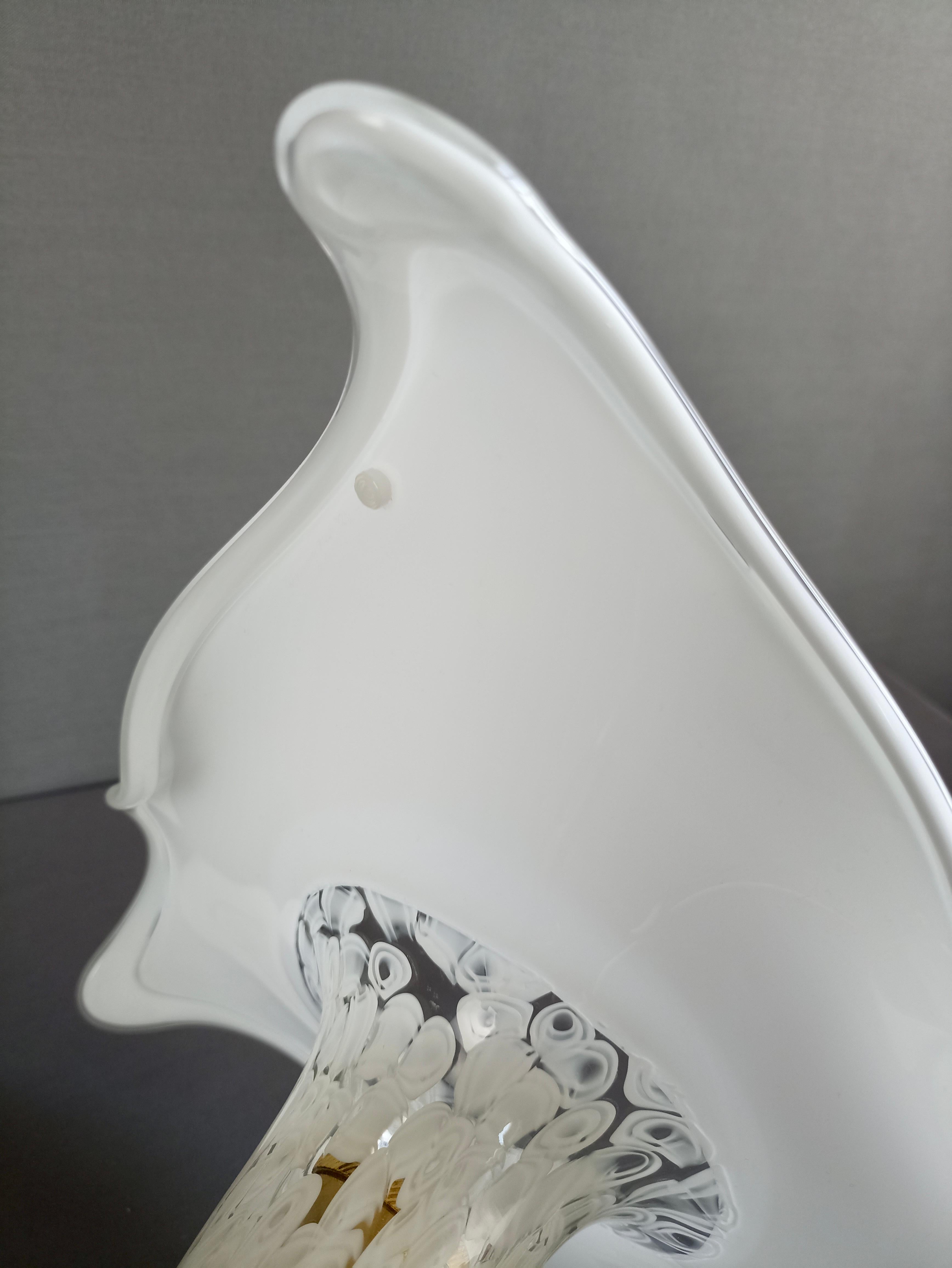 La Murrina 90s adjustable one-light flower-shaped Murano glass single wall lamp. For Sale 6