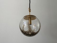 La Murrina Brass and Ball Glass by Angelo Brotto, 1970s, Italy