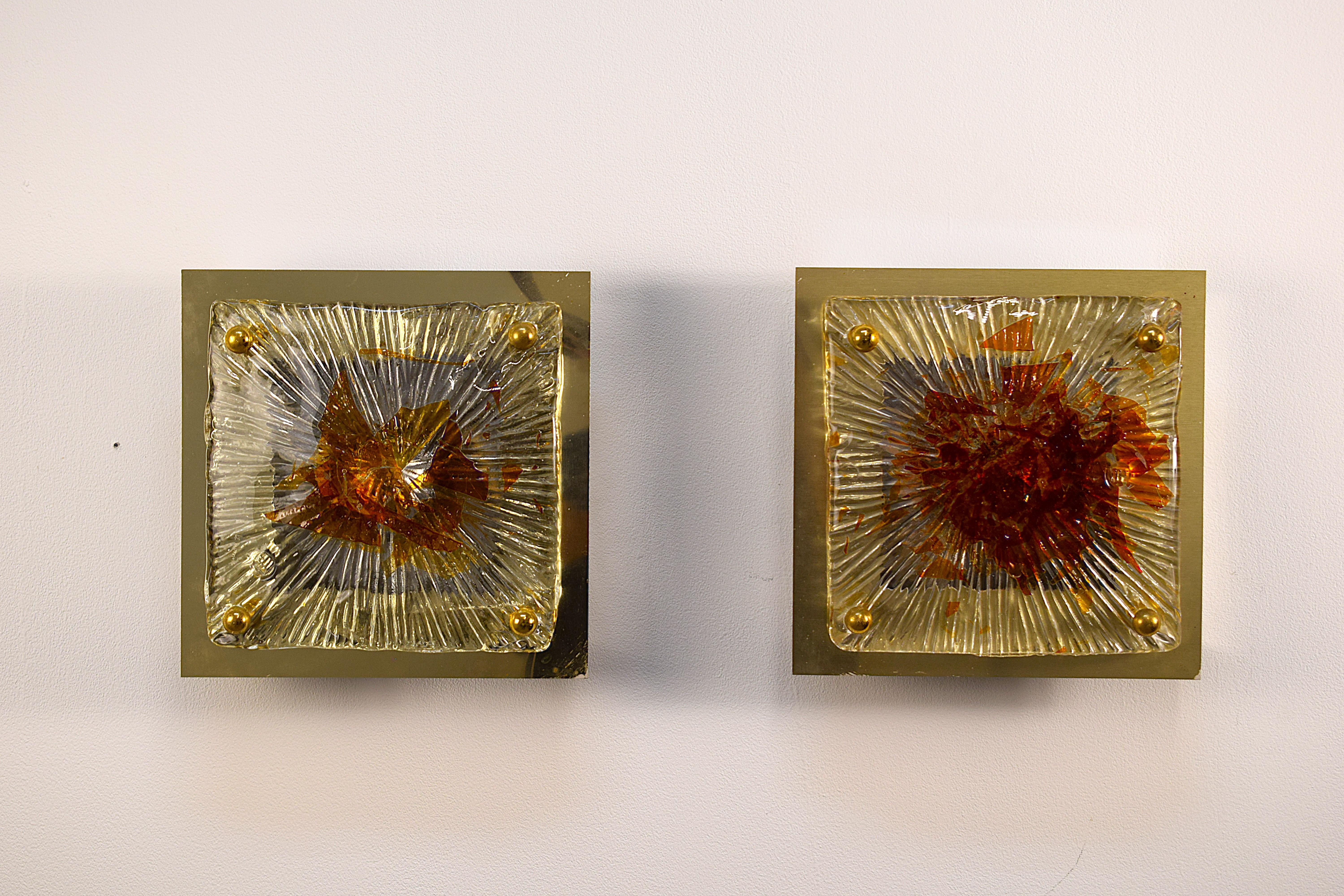 La murrina - Paire d'appliques, 1970 en vente 3