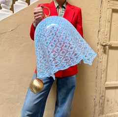 La Murrina 'Fazzoletto' pendant light in Murano glass, 1970s