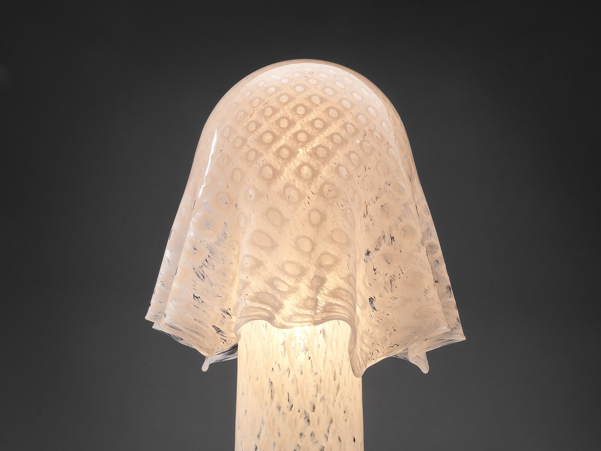 Mid-20th Century La Murrina 'Fazzoletto' Table Lamp in Glass