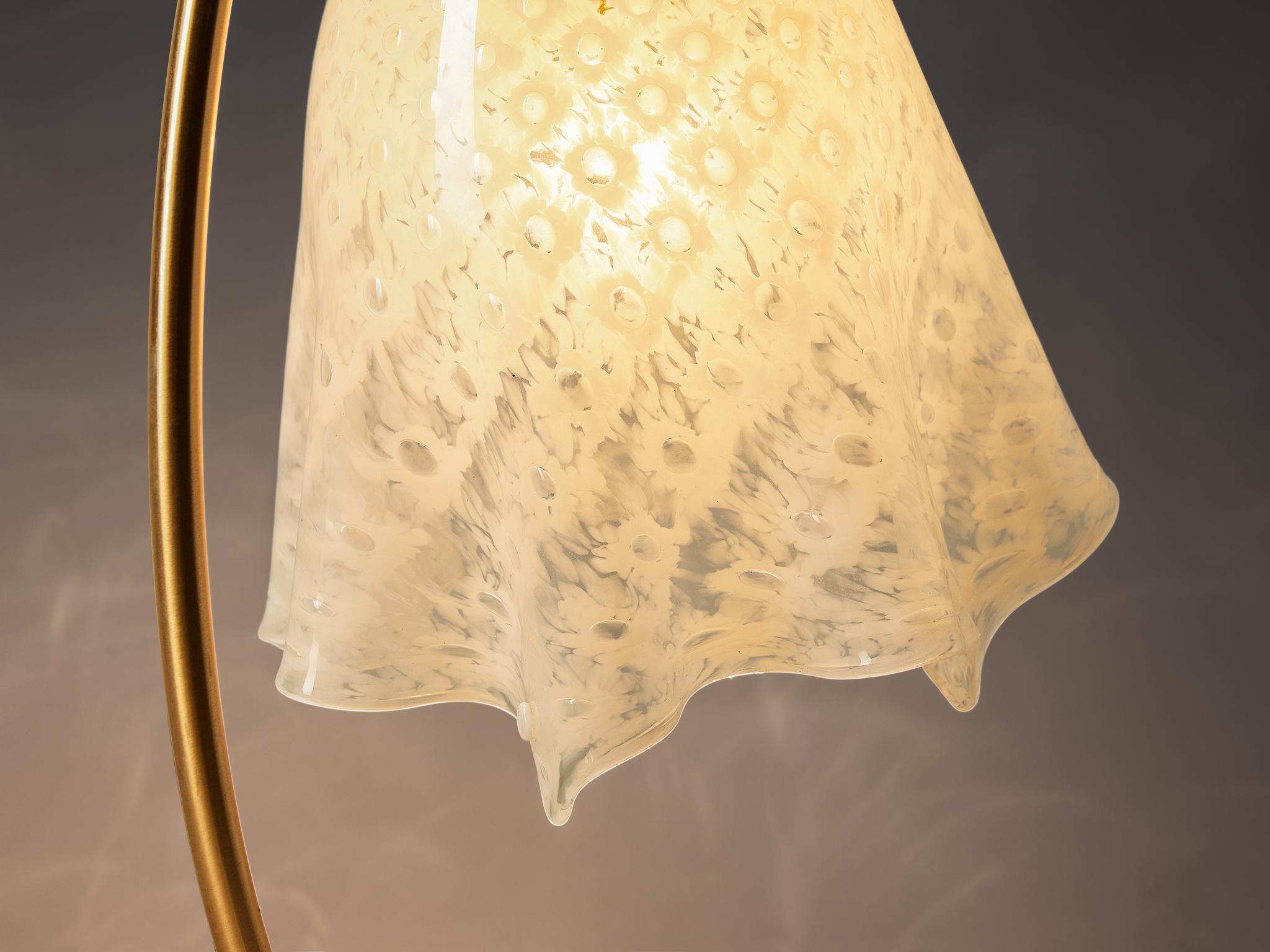 La Murrina 'Fazzoletto' Table Lamp in Murano Glass and Brass  2