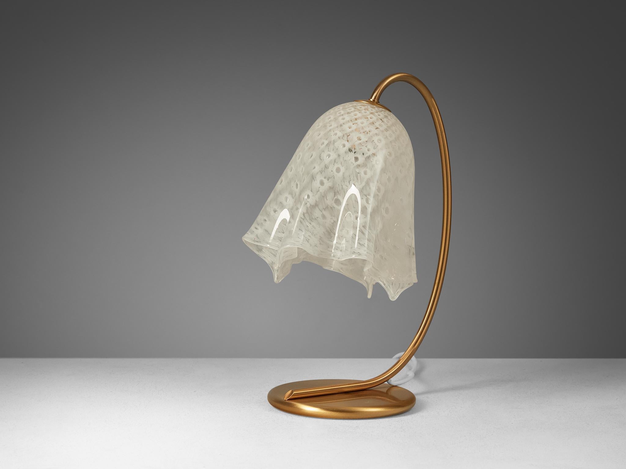 La Murrina 'Fazzoletto' Table Lamp in Murano Glass and Brass  3