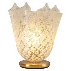 La Murrina 'Fazzoletto' Table Lamp in Murano Glass and Brass 