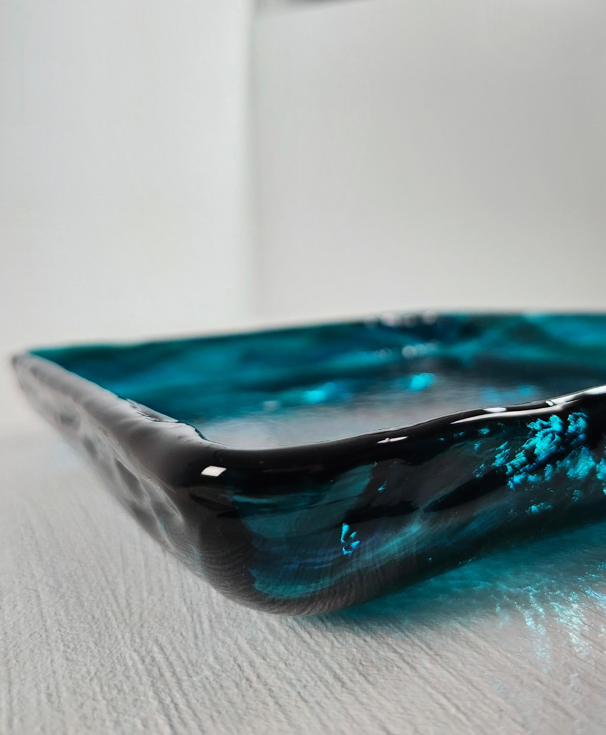 Mid-Century moderno La Murrina Tasche vuote in vetro di Murano Oggetto decorativo della metà del secolo scorso  Italia anni 80 in vendita