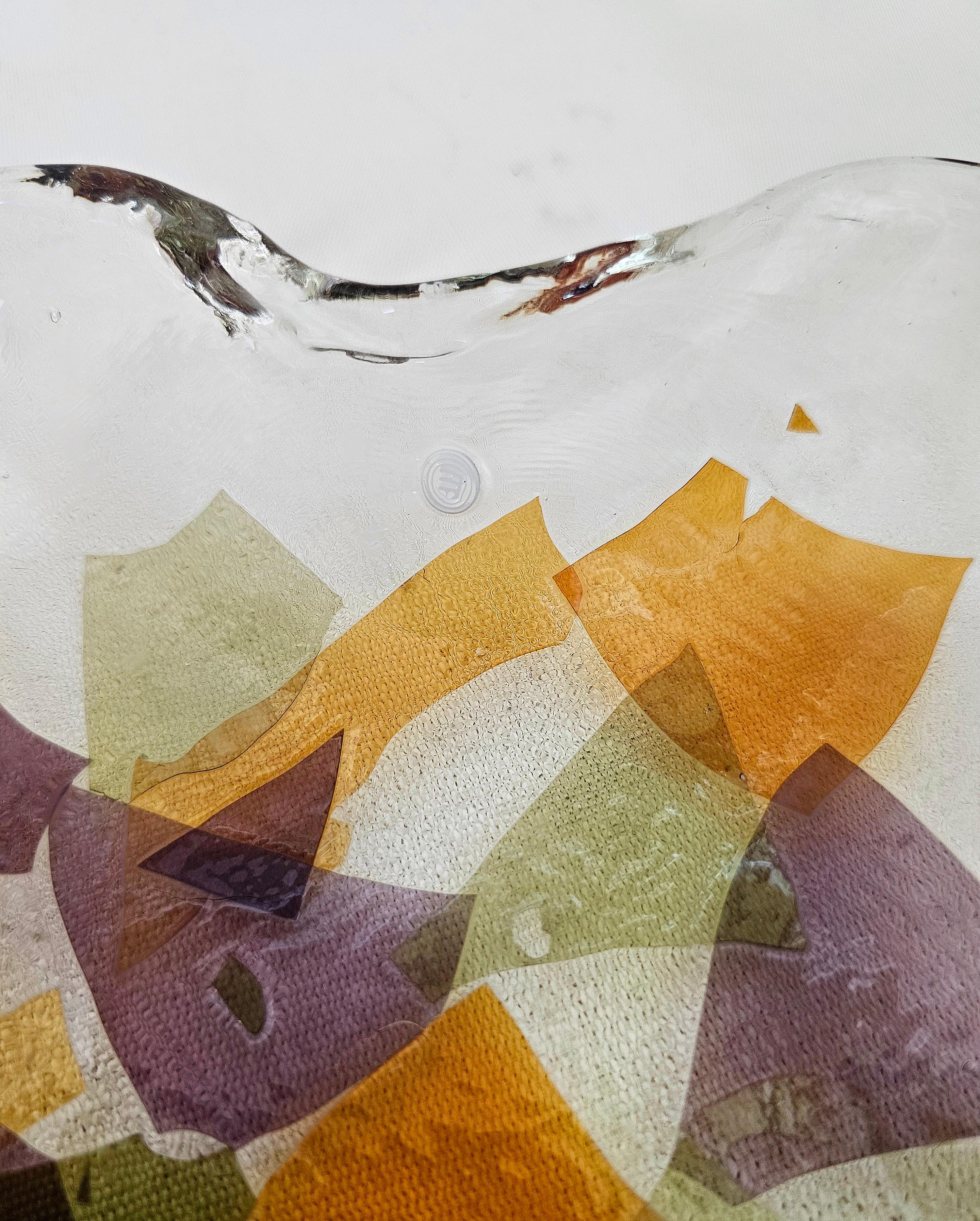 La Murrina Murano Glas Leere Taschen Dekoratives Objekt Mitte des Jahrhunderts  Italien 80er Jahre im Angebot 4