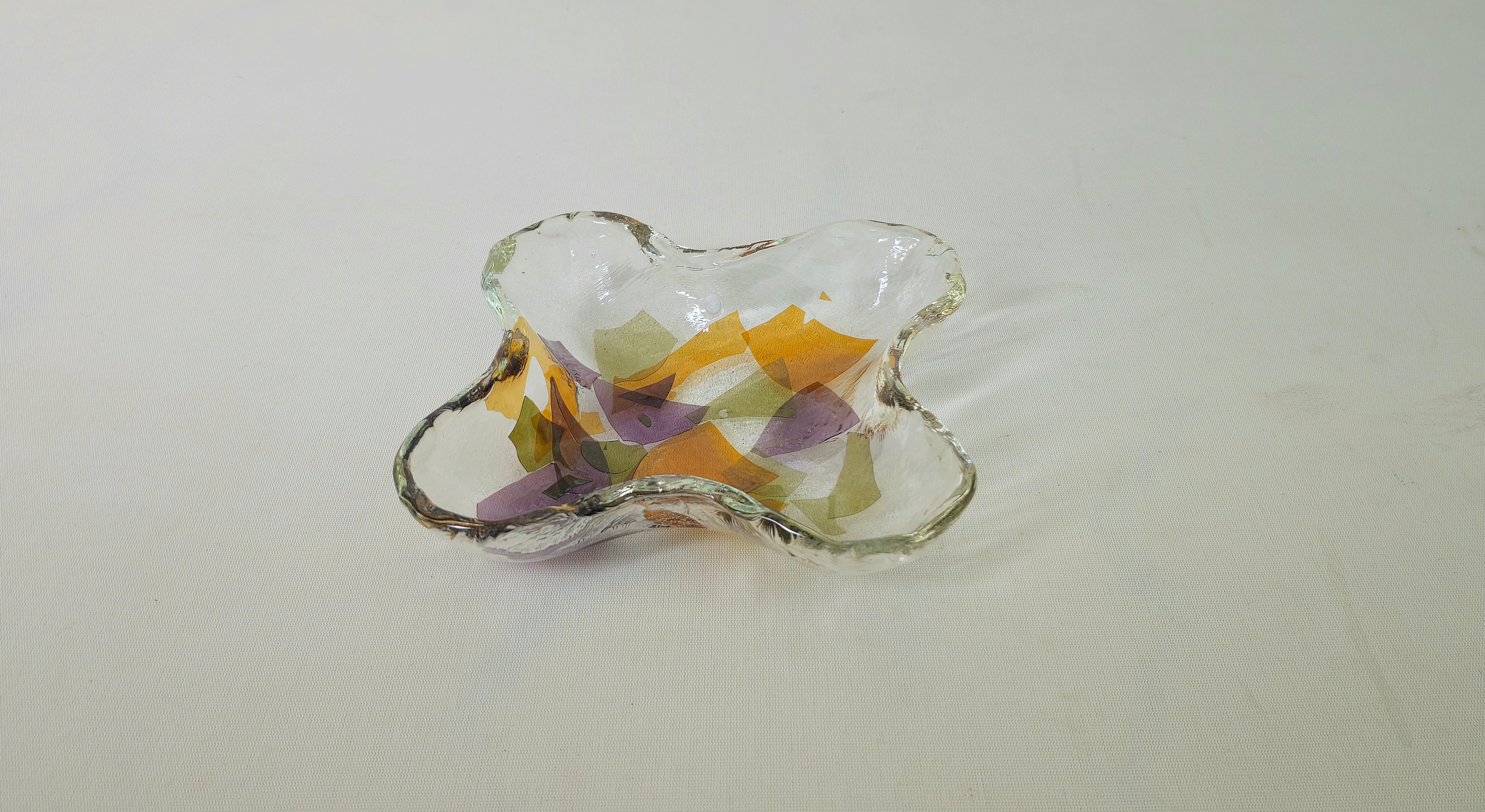 La Murrina Murano Glas Leere Taschen Dekoratives Objekt Mitte des Jahrhunderts  Italien 80er Jahre (Muranoglas) im Angebot