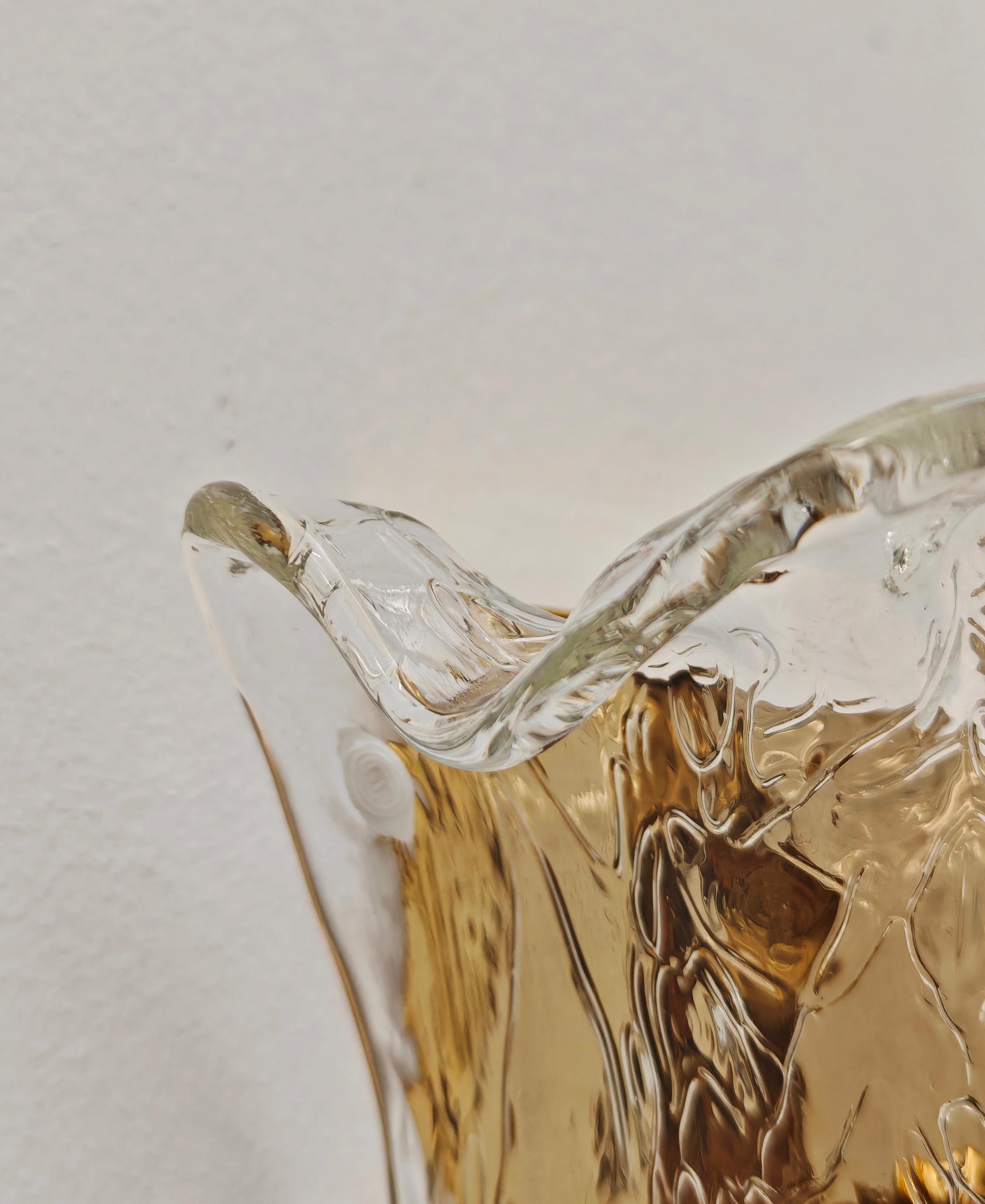 La Murrina Pareja de Apliques de Cristal de Murano Diseño Italia Años 70 Moderno de mediados de siglo en venta 2