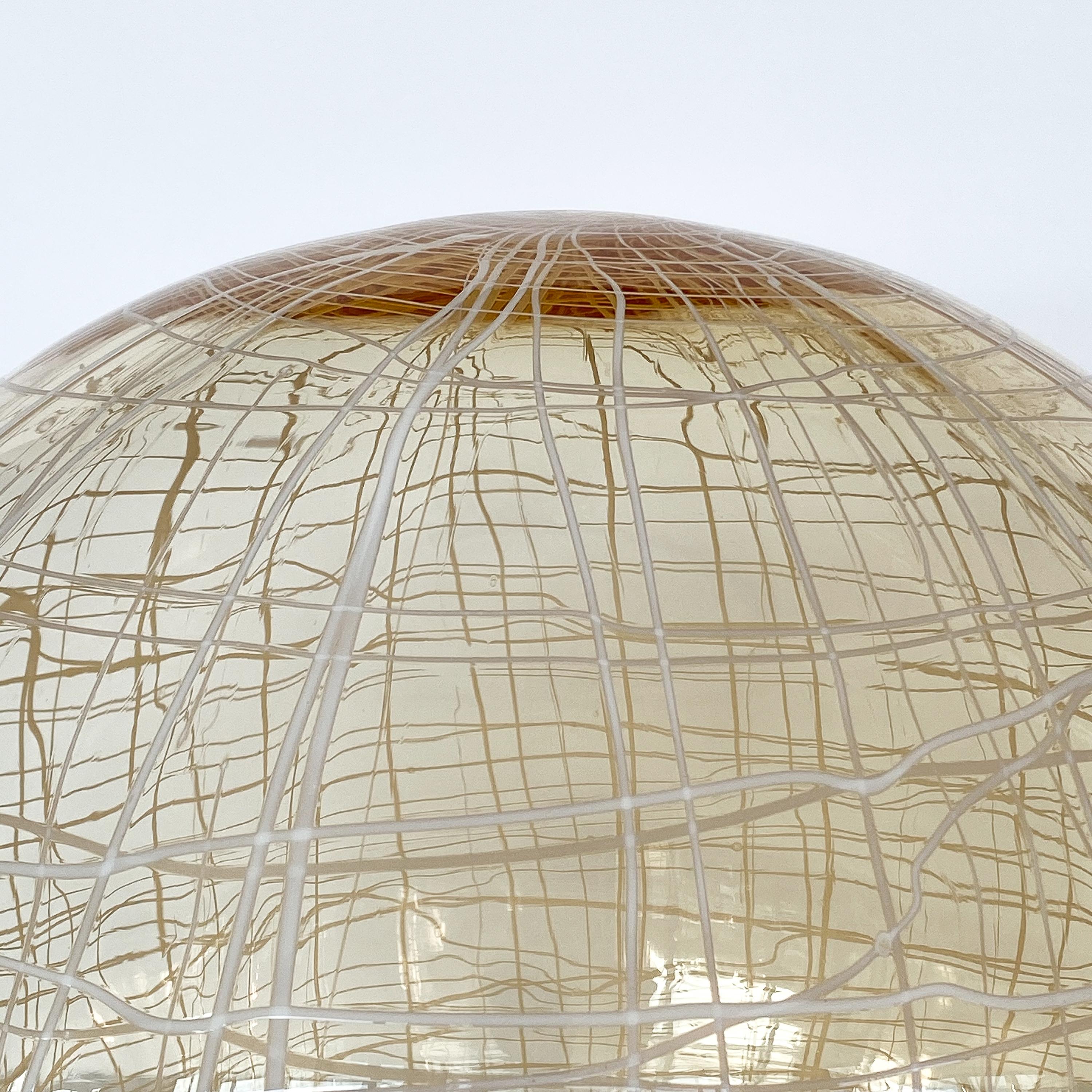 La Murrina Pale Yellow Globe and Travertine Table / Floor Lamp 5
