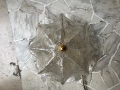 La Murrina - plafoniera in vetro di Murano leggermente iridescente - ITALIA 1960