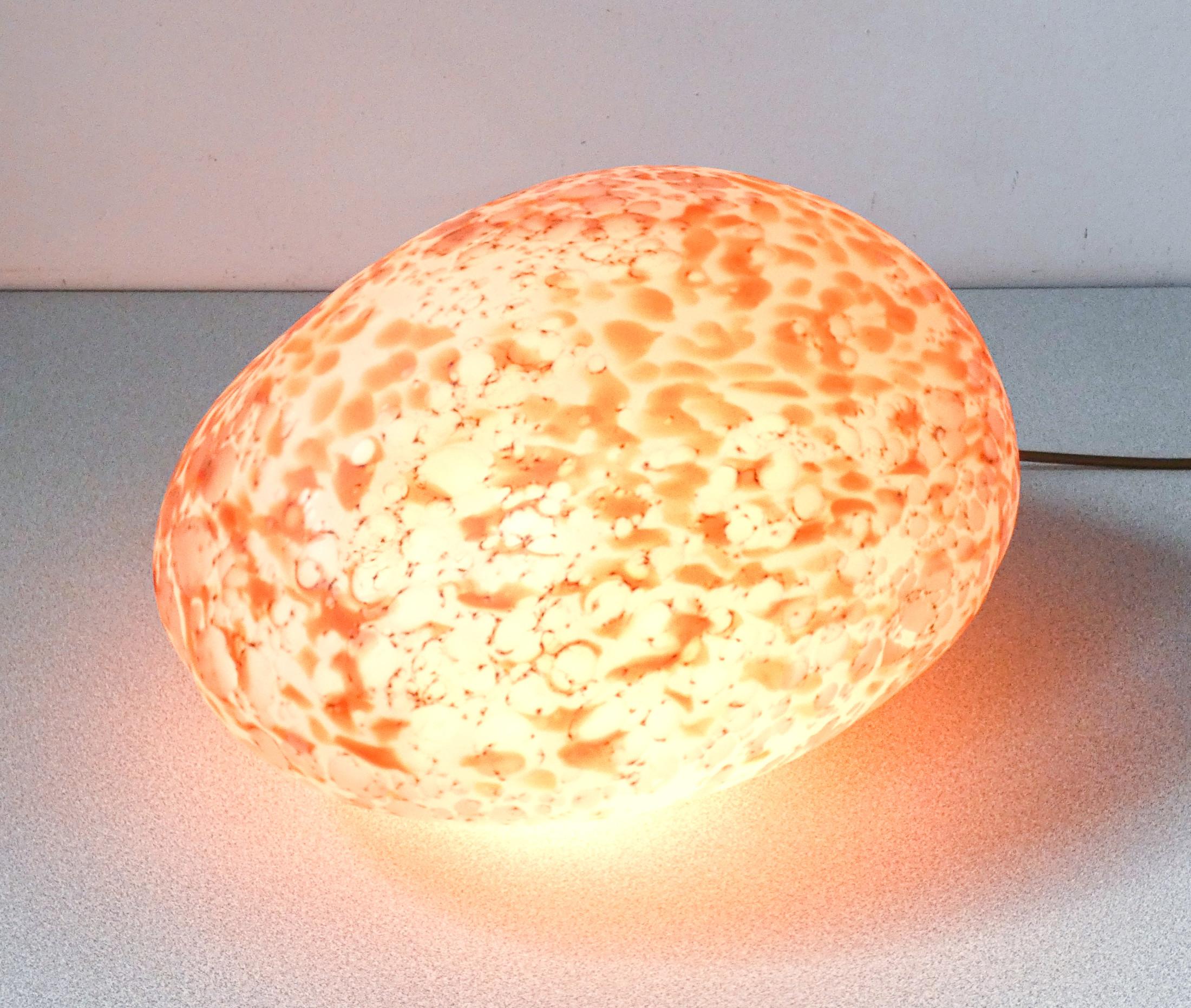 italien Lampe de bureau « La Murrina », verre soufflé polychrome de Murano, Italie, années 1980 en vente
