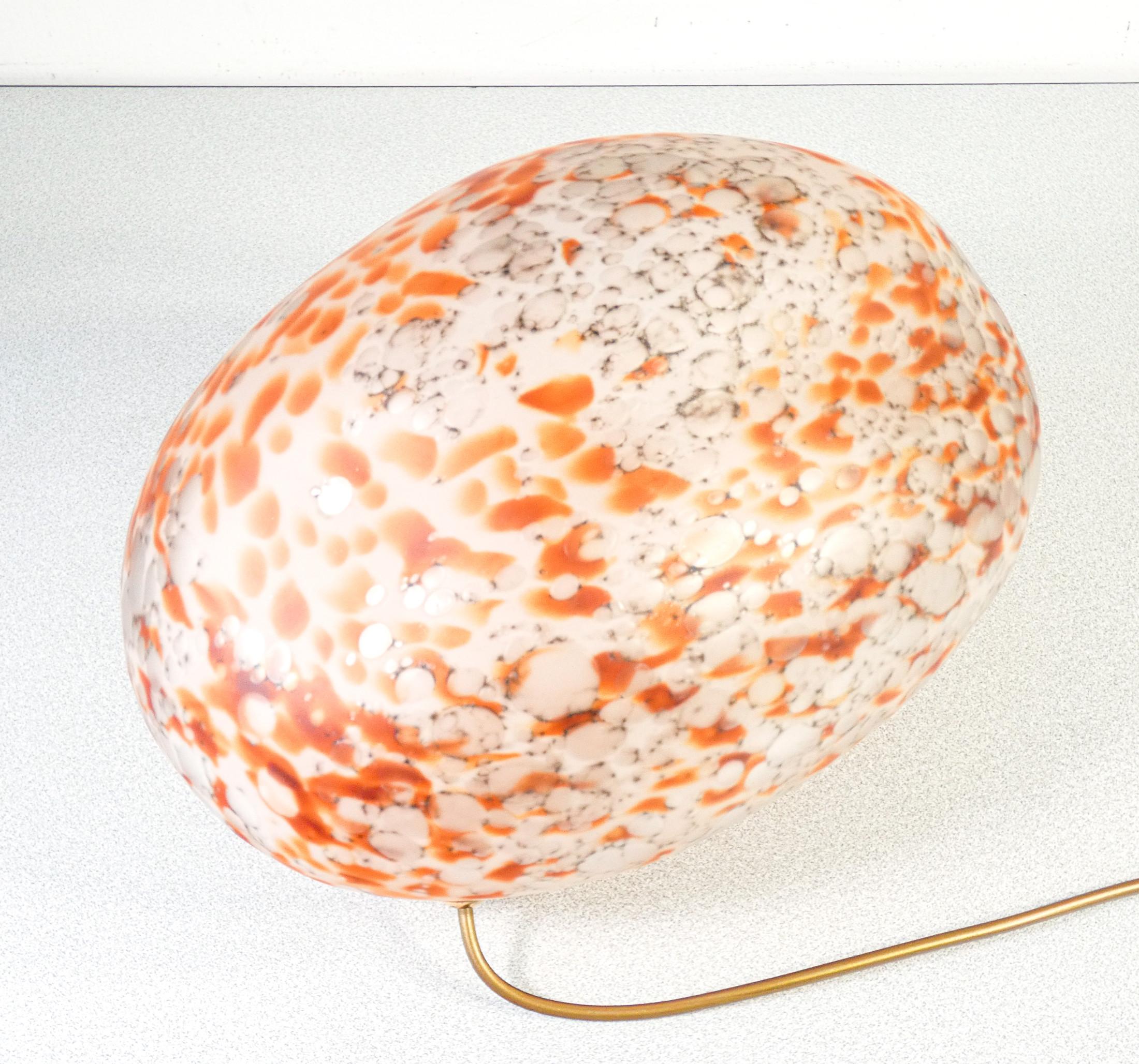 Lampe de bureau « La Murrina », verre soufflé polychrome de Murano, Italie, années 1980 en vente 1