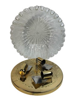 La murrina Vistosi, plafoniera a incasso, Vintage Italia anni '80