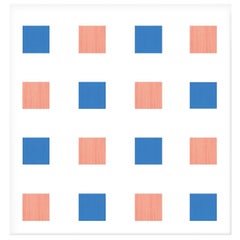 La Navata Coral and Blue Ceramic Tile