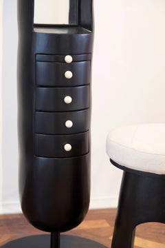 Contemporary "La Nawa Coiffeuse" Mirror Cabinet by Jean Servais Somian, 2017