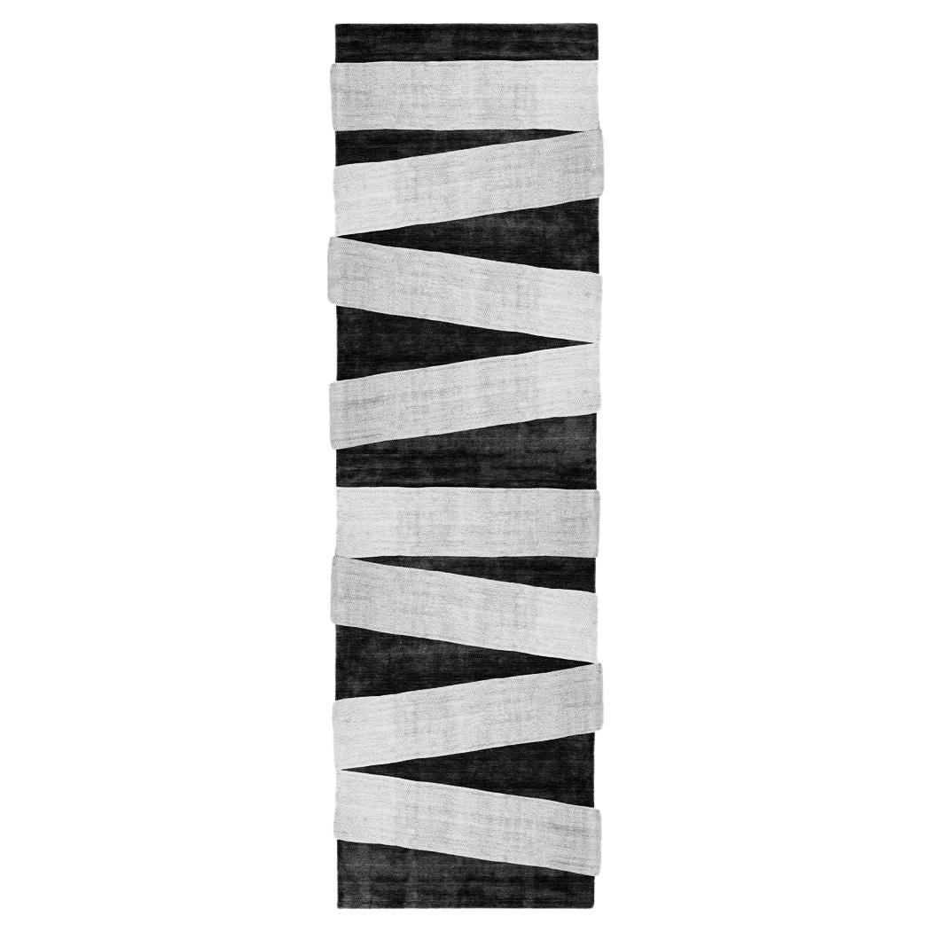 La Nikka Stripes Night Edit Rug by Atelier Bowy C.D.