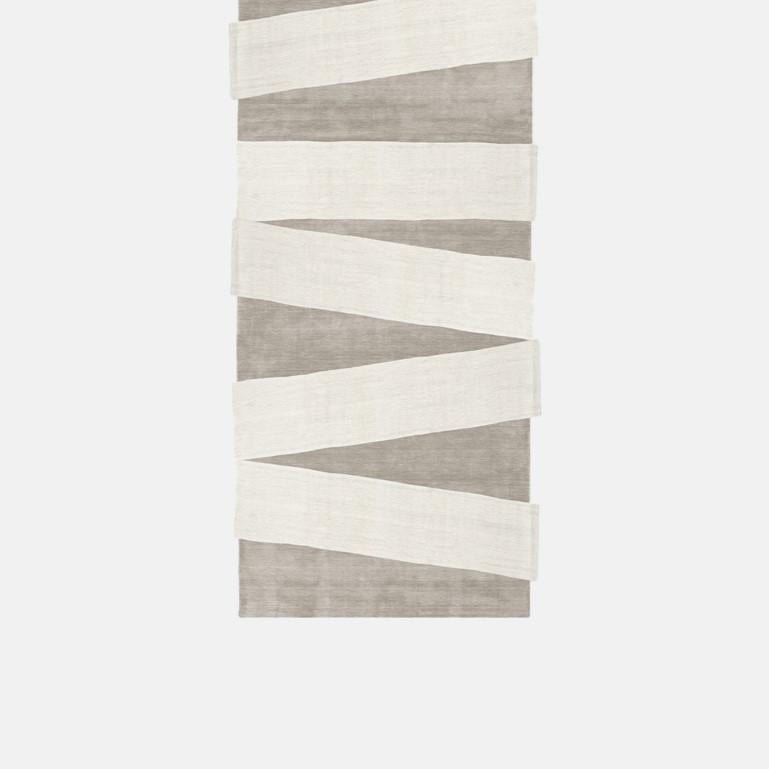 Swedish La Nikka Stripes Rug by Atelier Bowy C.D. For Sale